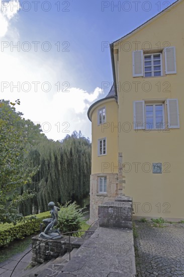 Hölderlin Tower, memorial to Friedrich Hölderlin, Tübingen, Neckar Valley, Baden-Württemberg, Germany