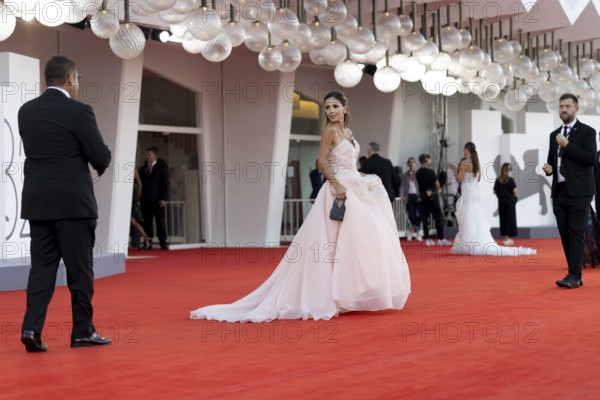 Venice, Italy - 2 September 2025: Guest during the red carpet of - A house of Dynamite - during the 82nd Venice International Film Festival