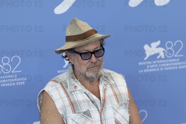Venice, Italy - 3 September 2025: Julian Schnabel during the Photo Call of - In the Hand of Dante - during the 82nd Venice International Film Festival
