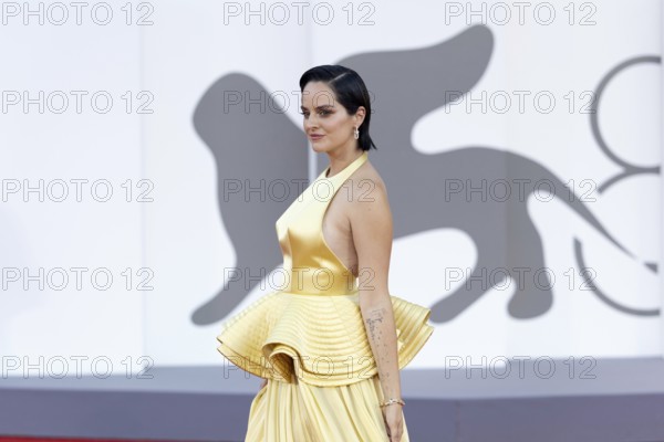 Venice, Italy - 3 September 2025: Noemie Merlant during the red carpet of - Duse - during the 82nd Venice International Film Festival