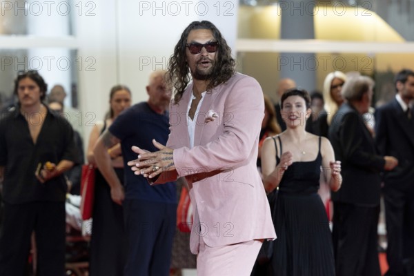 Venice, Italy - 3 September 2025: Jason Momoa during the red carpet of - Cartier Glory To The Filmmaker Award 2025 and In the Hand of Dante - during the 82nd Venice International Film Festival