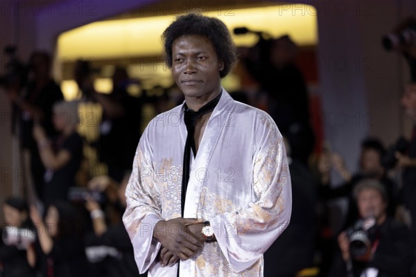 Venice, Italy - 3 September 2025: Benjamin Clementine during the red carpet of - Cartier Glory To The Filmmaker Award 2025 and In the Hand of Dante - during the 82nd Venice International Film Festival