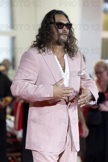 Venice, Italy - 3 September 2025: Jason Momoa during the red carpet of - Cartier Glory To The Filmmaker Award 2025 and In the Hand of Dante - during the 82nd Venice International Film Festival