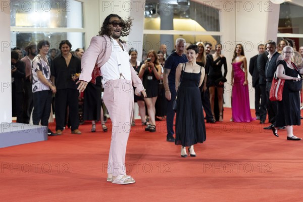 Venice, Italy - 3 September 2025: Jason Momoa during the red carpet of - Cartier Glory To The Filmmaker Award 2025 and In the Hand of Dante - during the 82nd Venice International Film Festival