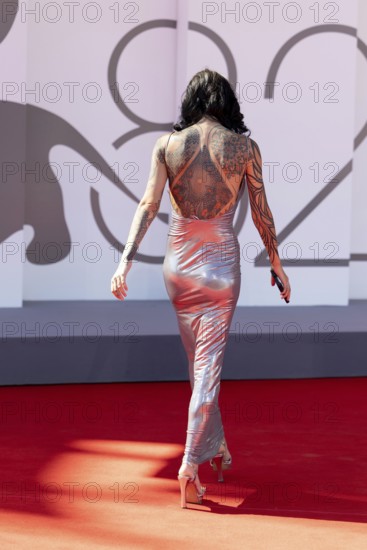 Venice, Italy - 3 September 2025: Fishball during the Red Carpet of - The Voice Of Hind Rajab - during the 82nd Venice International Film Festival