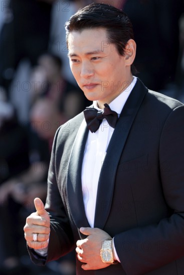 Venice, Italy - 3 September 2025: Teo Yoo during the red carpet of - The Voice Of Hind Rajab - during the 82nd Venice International Film Festival