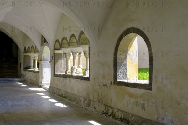 Cloister, Millstatt Abbey, Millstatt, Lake Millstatt, Carinthia, Austria