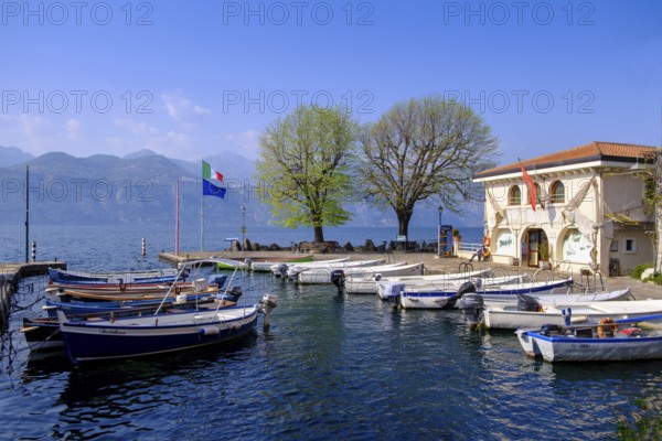 Fishing Museum, Museo della pesca, harbour of Cassone di Malcesine, Lake Garda, Veneto, Italy