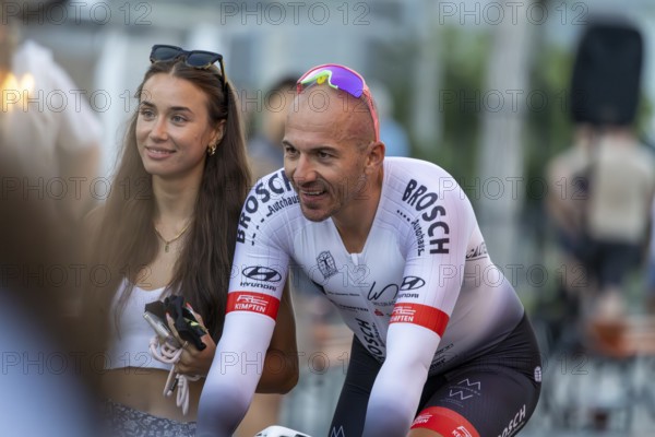 42nd Kerwe Cycle Race in Mutterstadt, Palatinate, Grand Prix Zeller Recycling***Picture: Andreas Mayr (RSC Kempten) wins the race