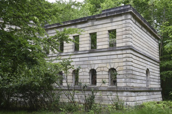 Ruin, castle ruin of Dwasieden Castle on Rügen, Mecklenburg-Western Pomerania, Germany