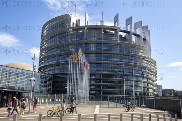The European Parliament in Strasbourg