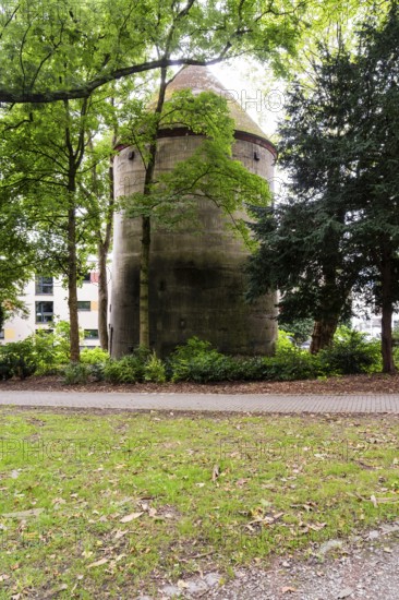 Bunker in a park in Wuppertal, Germany