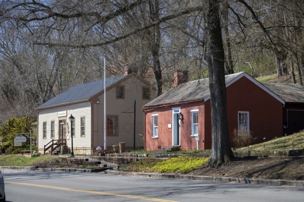 Coshocton, Ohio - Historic Roscoe Village, a port along the Ohio and Erie Canal that has been restored into a tourist attraction