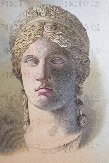 Juno, an ancient Italian, especially Roman, goddess who was equated with the Greek goddess Hera. Juno was regarded as the goddess of birth, marriage and care