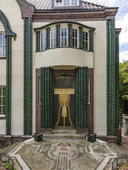 Behrens House, by Peter Behrens, Art Nouveau, Mathildenhöhe Darmstadt, artists' colony, Darmstadt, Hesse, Germany
