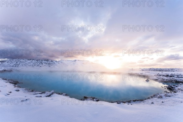 Blue Lagoon, Close to Reykjavik, Thermal, Hot Spring, Winter, Snow, Steam, Water, Wellness, Sunset, Iceland* Blue Lagoon, Close to Reykjavik, Geothermal, Hot Spring, Snow, Steam, Water, SPA, Sunset, Iceland