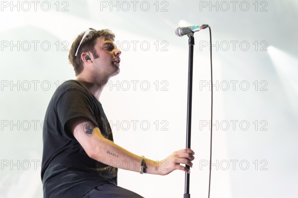 Grian Chatten, Singer, Fontaines D.C., Post Punk, Music Band, Ireland, open air at the Citadel Music Festival, 05.08.2025, Zitadelle Spandau, Berlin, Germany < english> Fontaines D.C., Post Punk, Music Band, Ireland, open air at the Citadel Music Festival, August 5, 2025, Spandau Citadel, Berlin, Germany