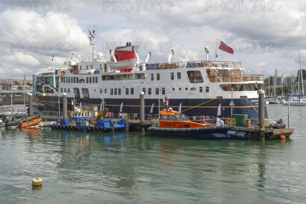 Hebridean Princess historic cruise ship vessel, Sutton Harbour, Plymouth, Devon, England, UK