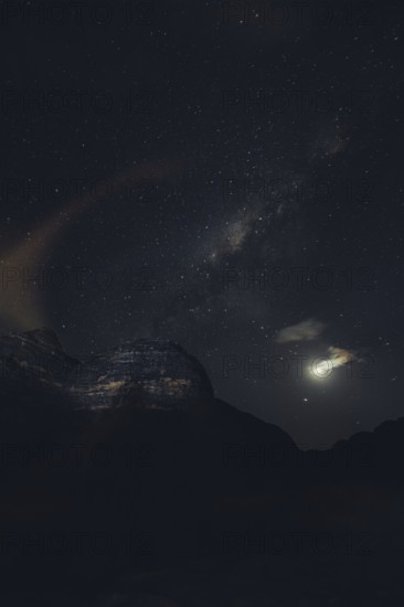 Starry sky with the Milky Way over the Bungle Bungles in Australia in the Outback, Australia