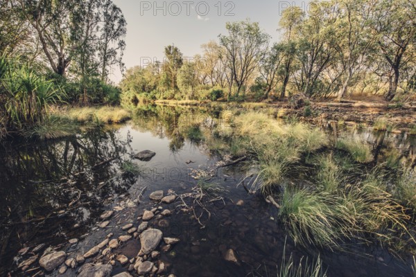River and other waters in the outback in the north of Australia