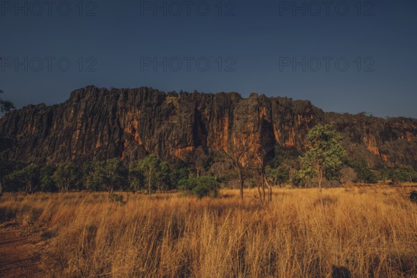 Special light atmosphere in the outback at Windjana Gorge National Park in Australia