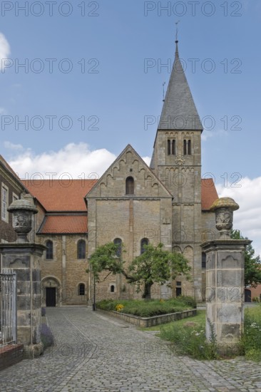 Romanesque Church of St Johannes Baptist, Langenhorst, Ochtrup, Münsterland, North Rhine-Westphalia, Germany