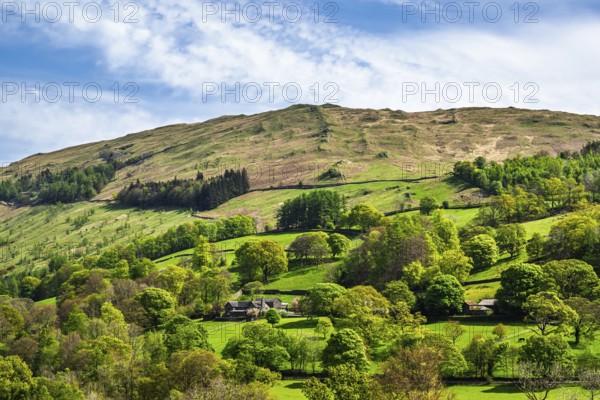 Farms in Lake District National Park, Cumbria, England, United Kingdom