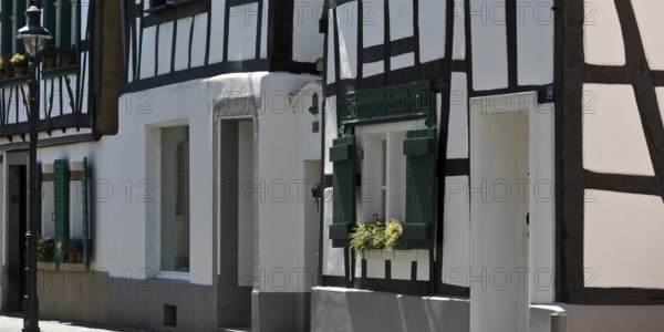 Half-timbered houses in Königswinter, Siebengebirge, North Rhine-Westphalia, Germany