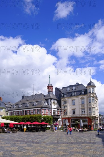 Marketplace, Mayen, Vulkaneifel, Eifel, Rhineland-Palatinate, Germany