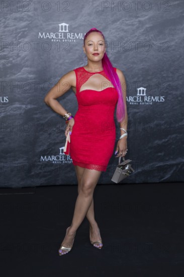 Djamila Celina (DJane) at the Remus Lifestyle Night on the roof terrace of the Pure Salt Hotel in El Toro, Magaluf, Majorca, Spain on 31/07/2025