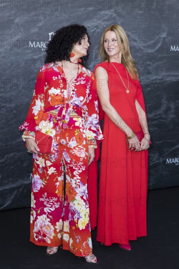 Barbara Wussow and Esther Schweins at the Remus Lifestyle Night on the roof terrace of the Pure Salt Hotel in El Toro, Magaluf, Majorca, Spain on 31.07.2025