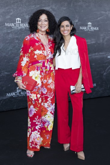 Barbara Wussow and Collien Ulmen-Fernande at the Remus Lifestyle Night on the roof terrace of the Pure Salt Hotel in El Toro, Magaluf, Majorca, Spain on 31/07/2025