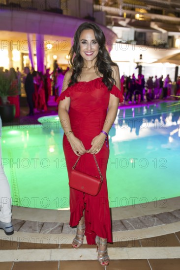 Nina Moghaddam at the Remus Lifestyle Night on the roof terrace of the Pure Salt Hotel in El Toro, Magaluf, Majorca, Spain on 31/07/2025