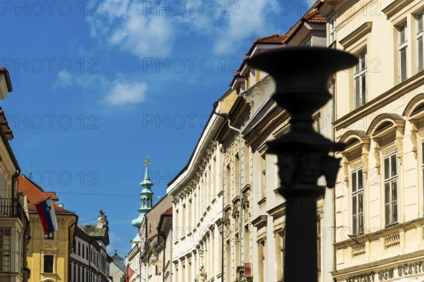St Michael's Gate and Old Town in Bratislava, Slovakia