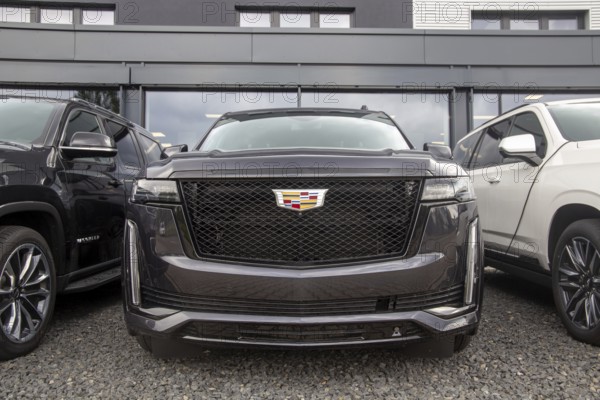 Cadillac Escalade for sale at the dealer in Mannheim