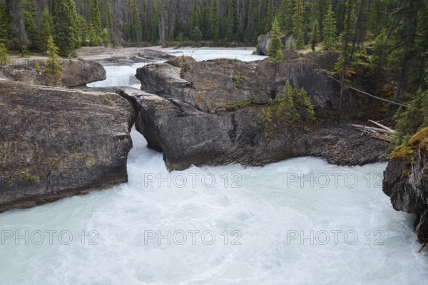 Natural Bridge, Kicking Horse River, Yoho National Park, British Columbia, Canada