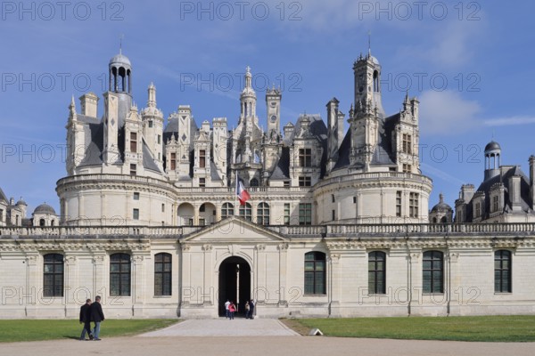 Chambord Castle, Loir-et-Cher department, Centre region, France