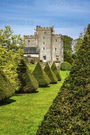 Sizergh Castle and gardens, Helsington, Cumbria, England, United Kingdom