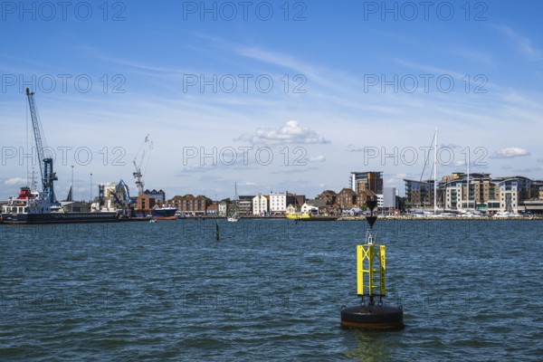 Port Docks in Poole, Dorset, England, United Kingdom