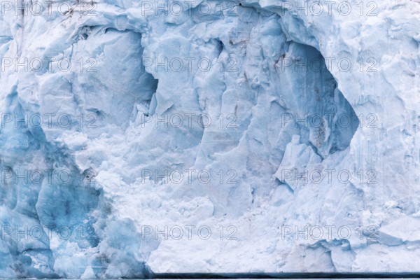 Glacier tongue, Konowbreen, Spitsbergen, Svalbard
