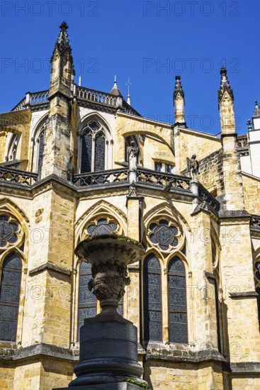 Cathedrale Sainte-Marie in Bayonne, Basque Country, Southwest France