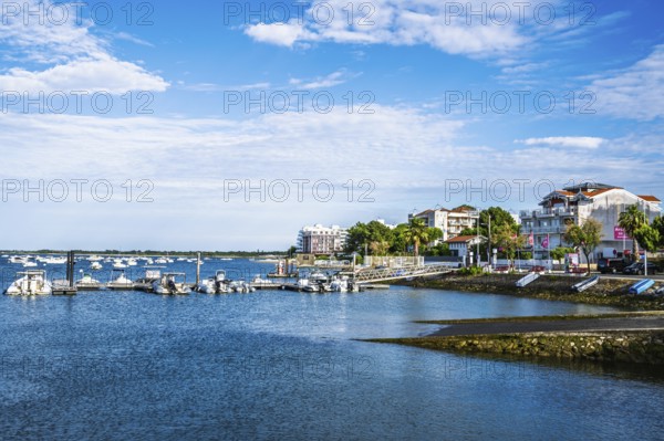 Marina and Beach in Arcachon, Gironde, France