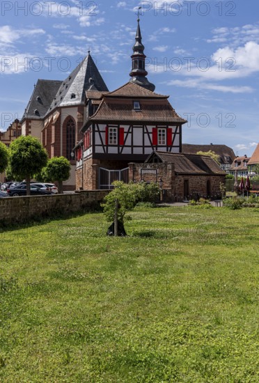 St Mary's Church, also known as the Church of Our Lady, the main church in Büdingen, Hesse, Germany