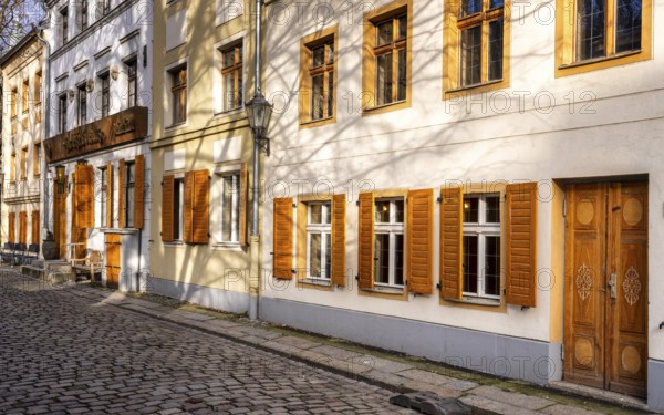 Historic houses in the monastery quarter, Waisenstraße, . Berlin, Germany