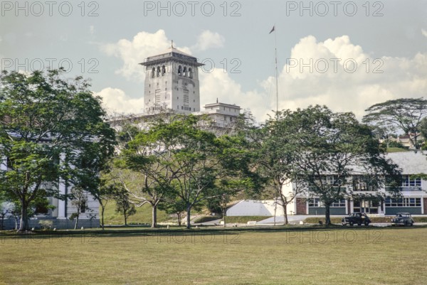 Government administration building built 1940, Bukit Timbalan, Johor Bahru, Malaysia, Southeast Asia c 1963 now called the Sultan Ibrahim Building
