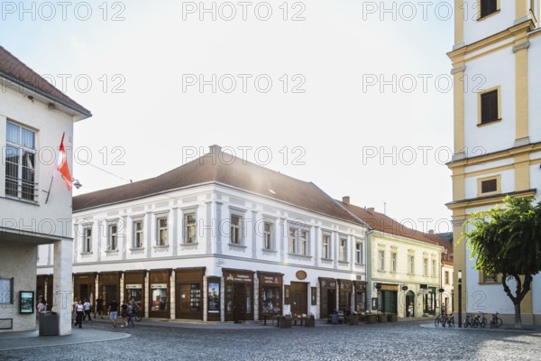 Residential and commercial buildings in the historic centre of Trencín, Capital of Culture 2026, Trencín, Slovakia