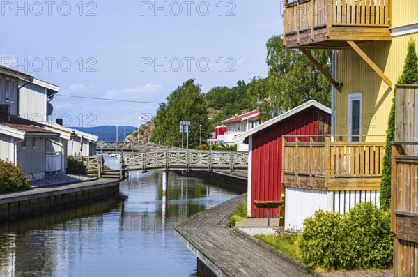Maritime living and harbour ambience in the village of Henan on Orust, Bohuslän, Västra Götalands län, Sweden