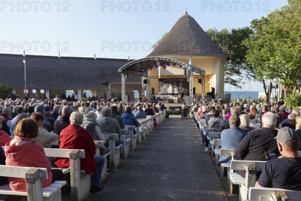 Kühlungsborn-Ost concert garden at the Quaster & Friends concert, Baltic Sea, Mecklenburg-Vorpommern, Germany
