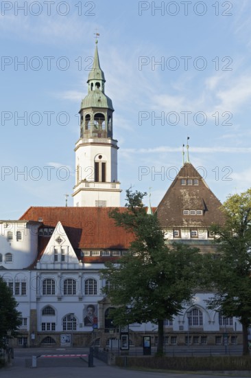 Bomann Museum and Church Tower, Celle, Lower Saxony, Germany