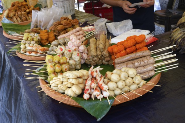 Street food stall, Chinatown, Kuala Lumpur, Malaysia, Asia